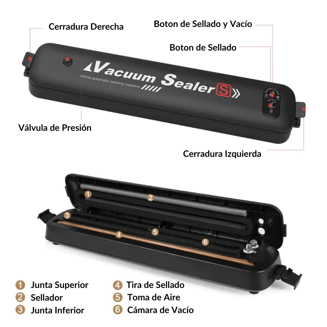 Selladora al Vacío para Alimentos