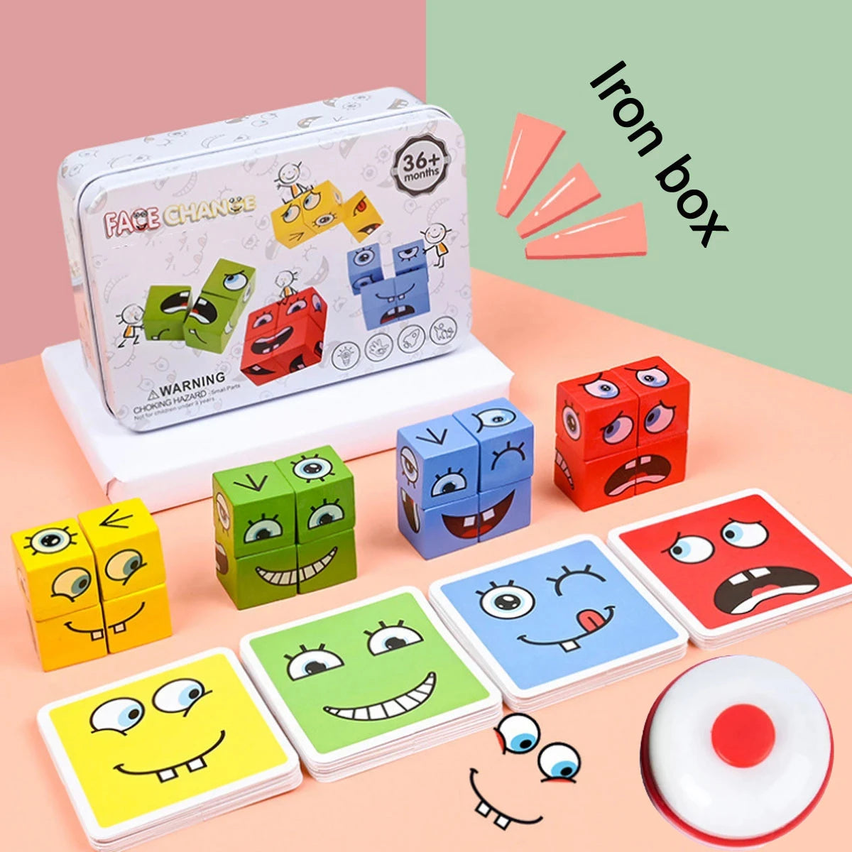 Juego Cubos De Expresiones Campana 🎲😁