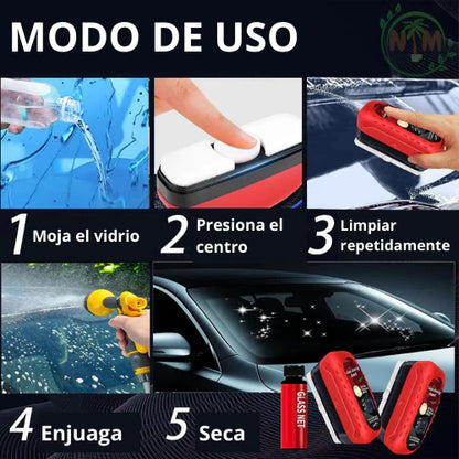 🧼Cepillo Antiempañante Pro™ "para Vidrios de Auto y Hogar – Visión Clara al Instante"