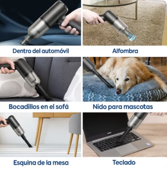 ASPIRADORA INALAMBRICA PORTATIL
