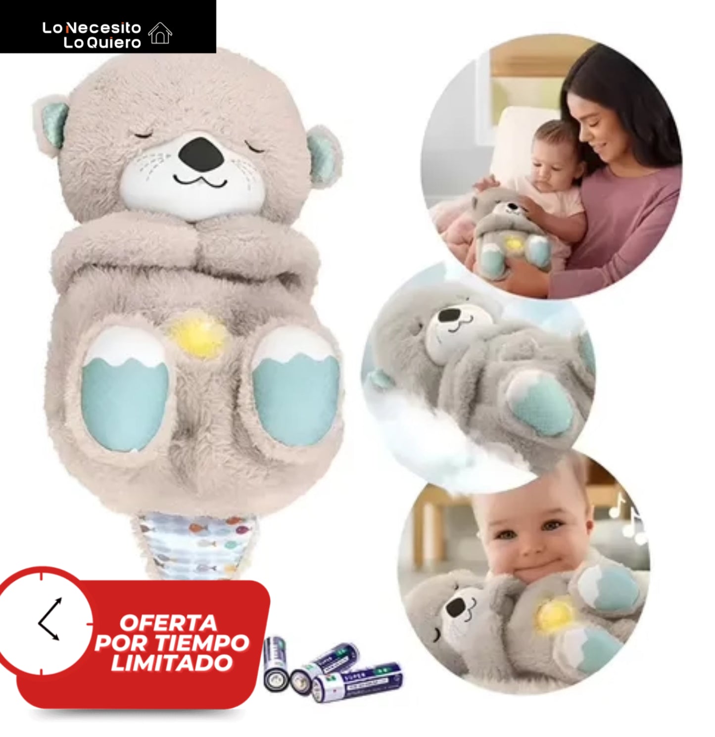 Peluche Nutria Que Respira