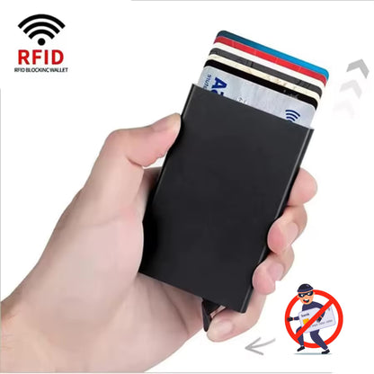 Billetera RFID doble anti clonación