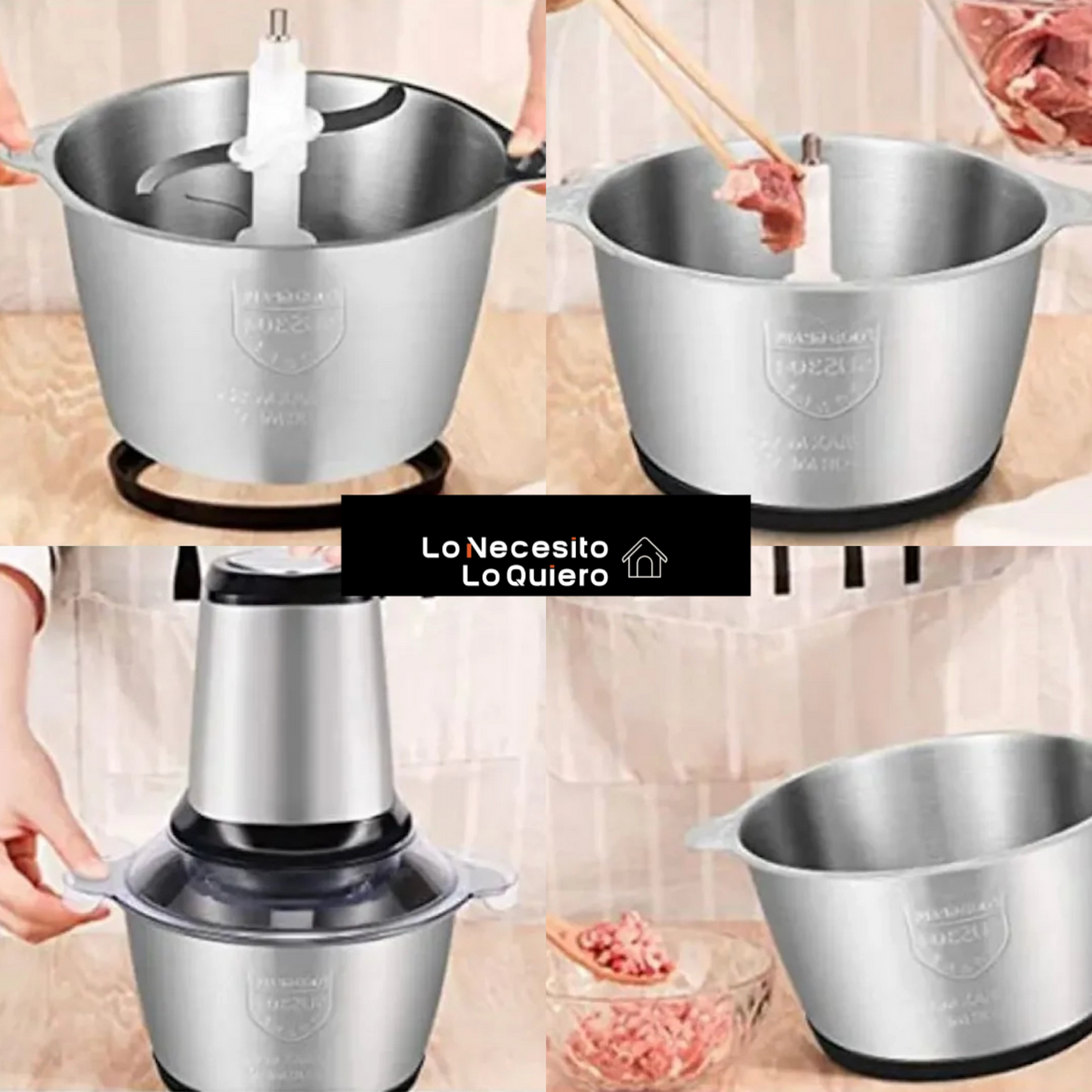 PICADORA ELECTRICA ACERO